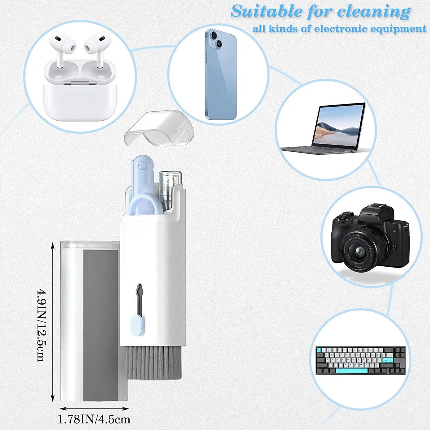 7-in-1 Electronic Gadgetry  Cleaner Brush Kit