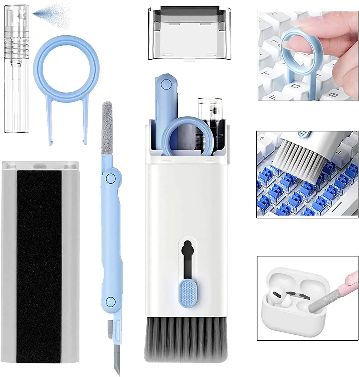 7-in-1 Electronic Gadgetry  Cleaner Brush Kit