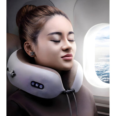 Electric U-Shaped Massage Pillow For Outdoor, Home, And Car Relaxation