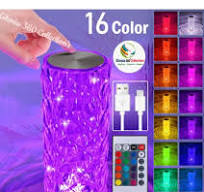 16 Color Daimond Crystal Lamp With Remote