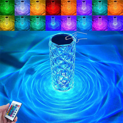 16 Color Daimond Crystal Lamp With Remote